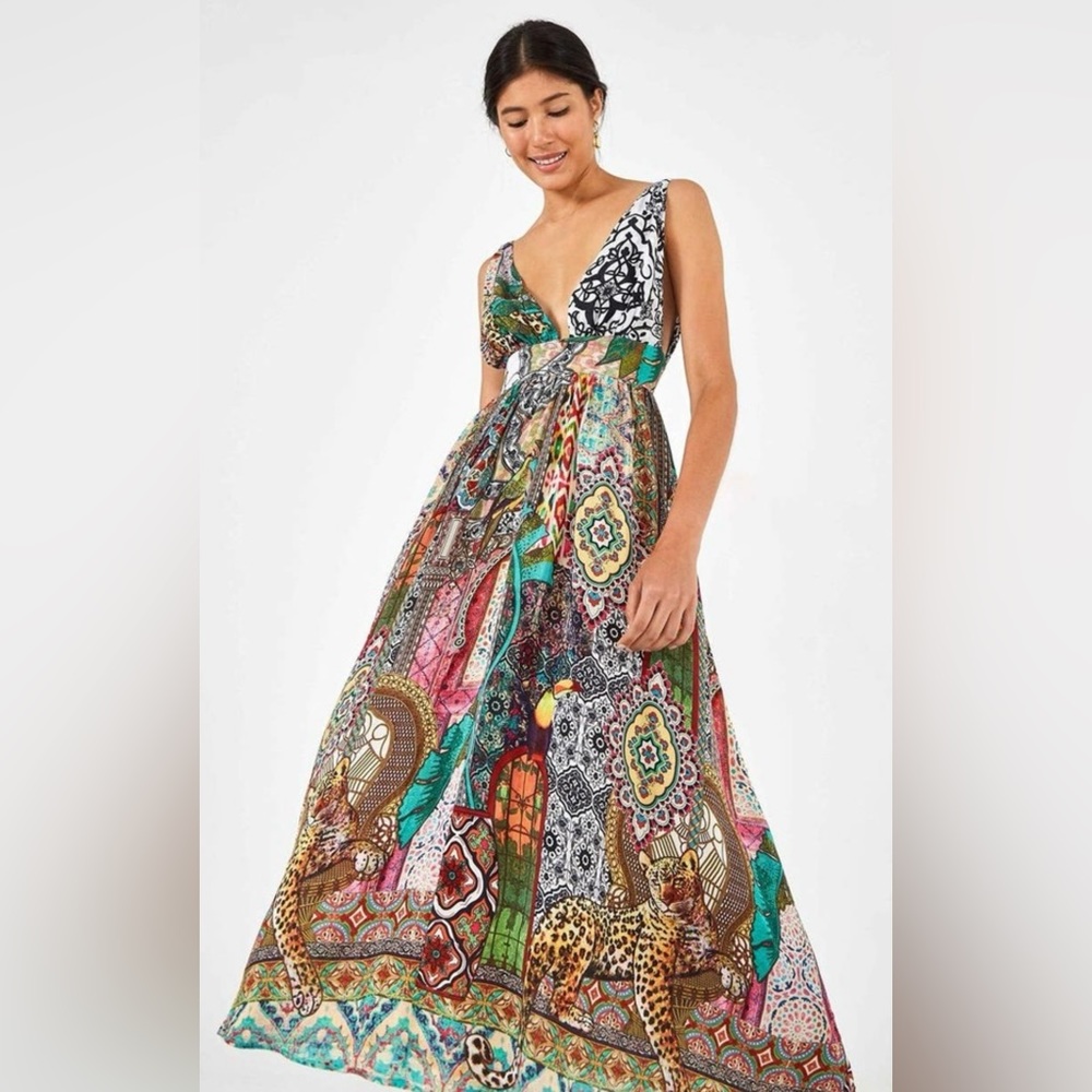 Farm Rio Gayatri Maxi Dress Size Small